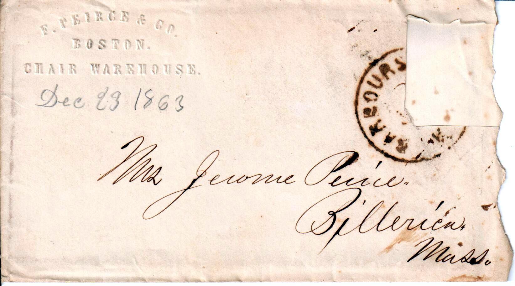 Jerome to Allie, December 23, 1863