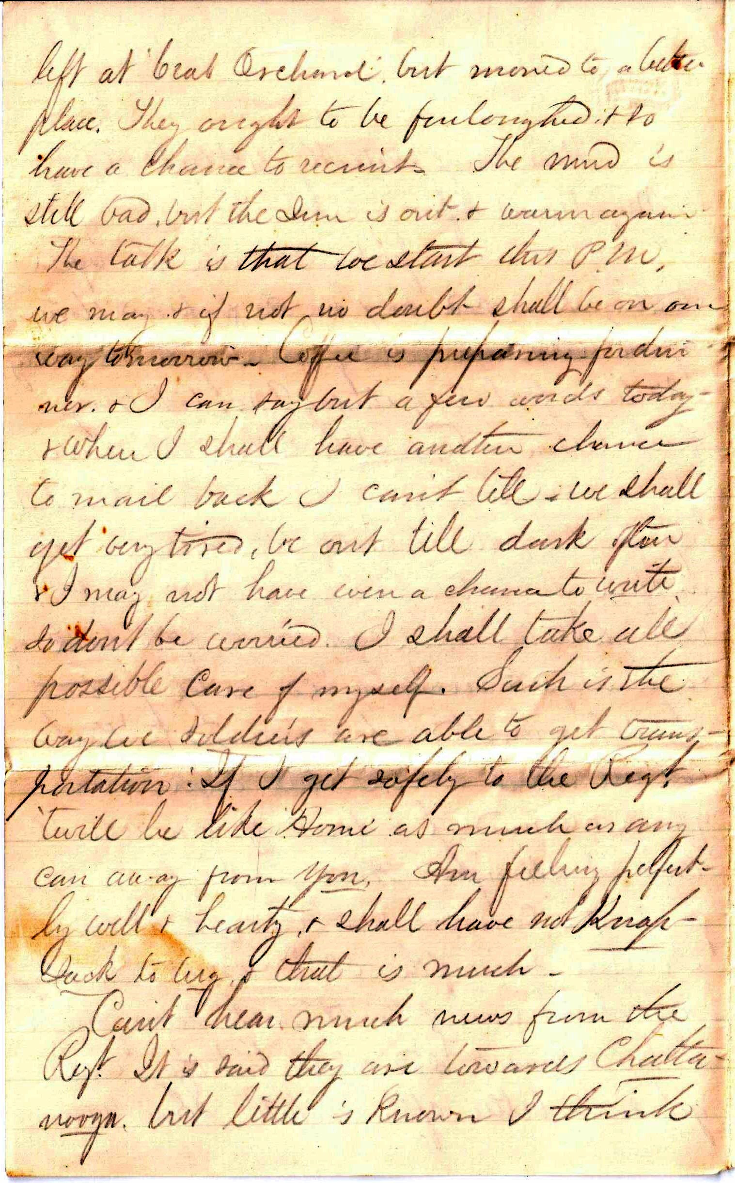 Jerome to Allie, October 31, 1863