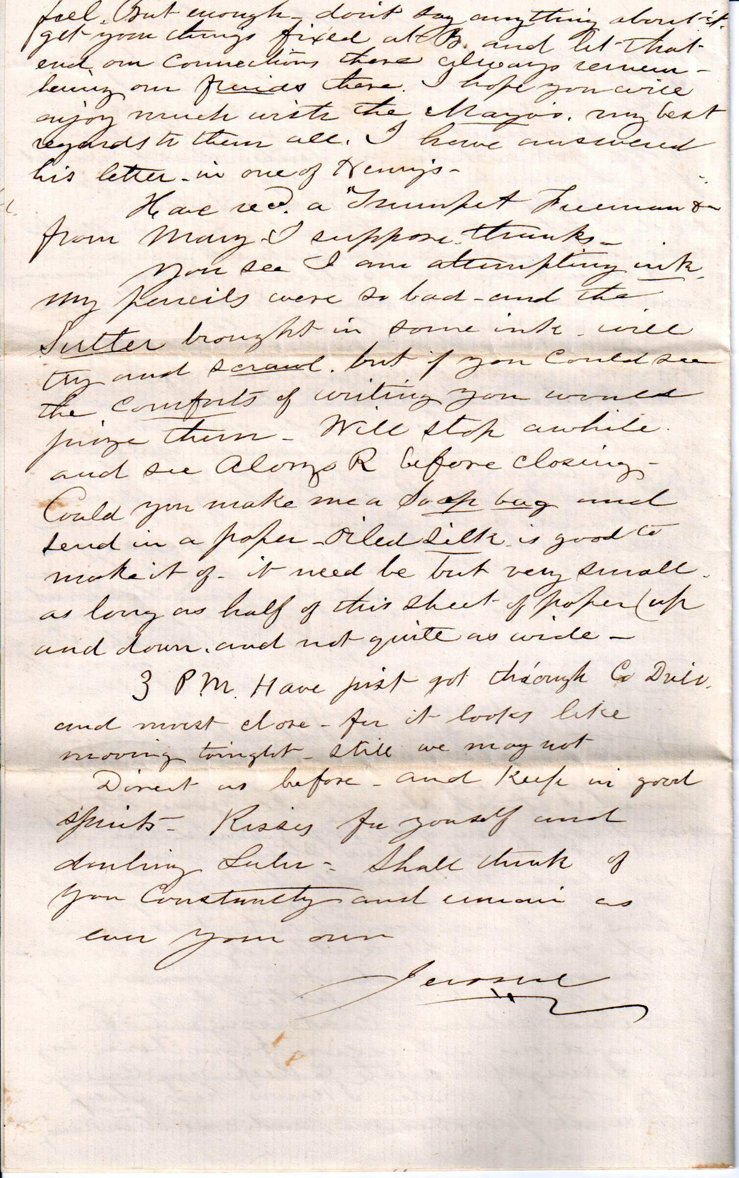Jerome to Allie, October 16, 1862