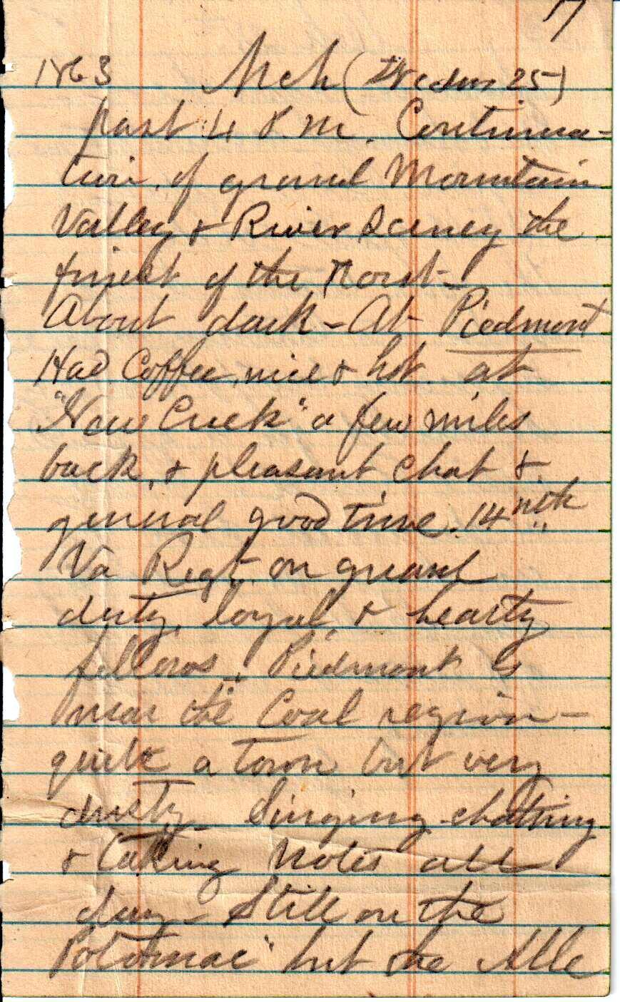 Jerome To Allie, March 22-27, 1863