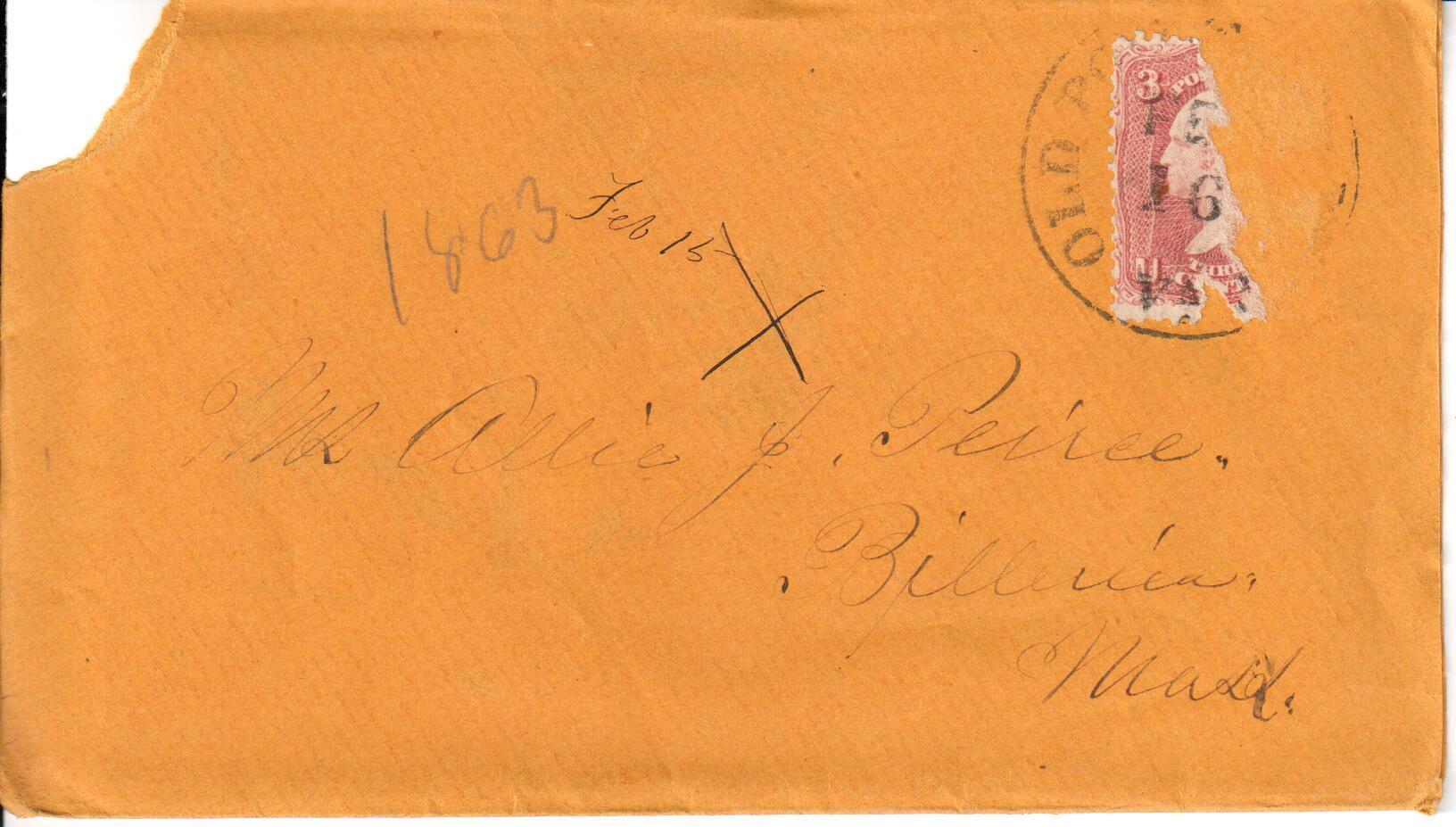 Jerome to Allie, February 15, 1863