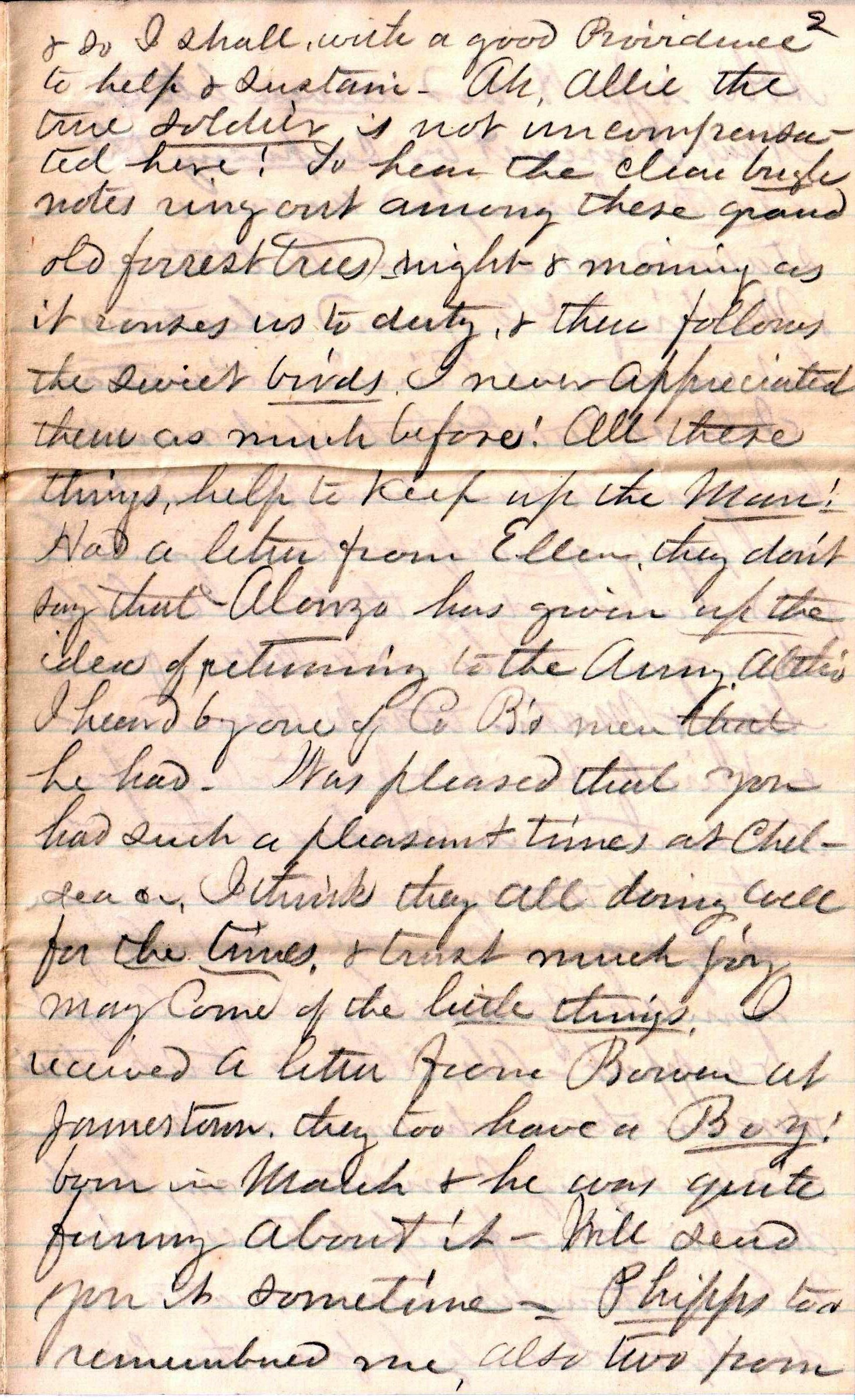 Jerome to Allie, April 11, 1863