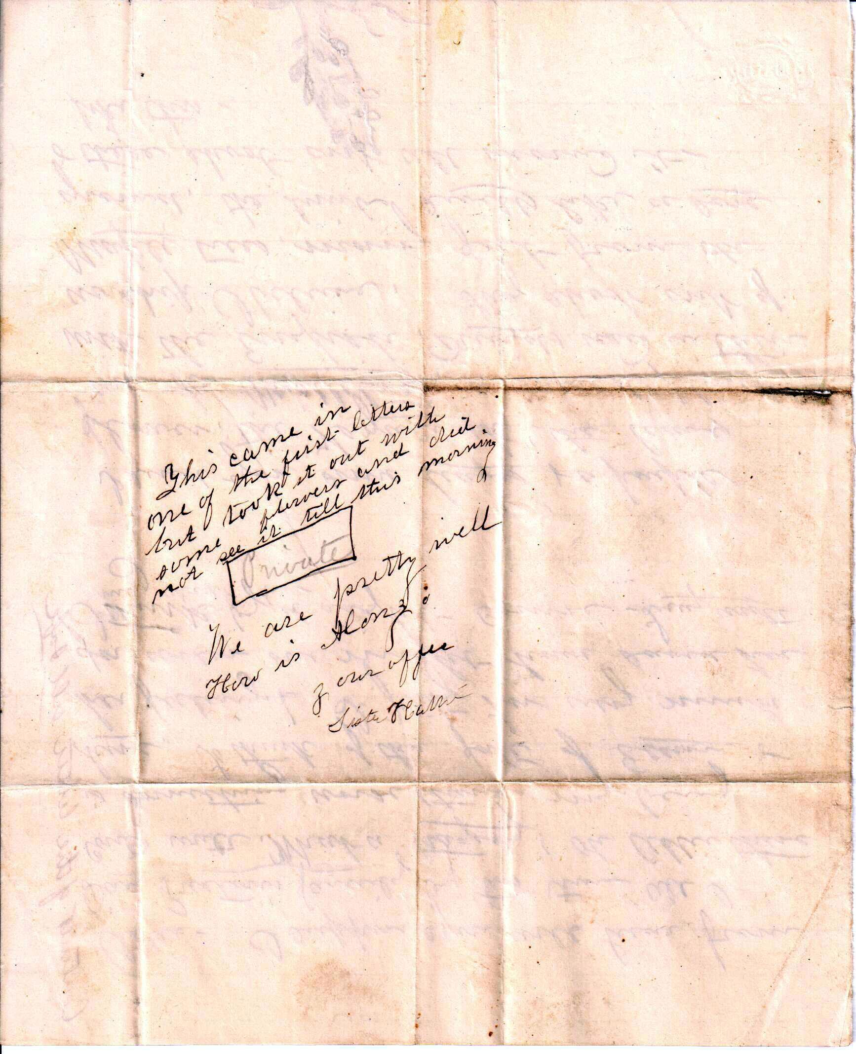 Jerome to Allie, March 31, 1863