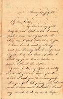 Abby [Abbie] to Allie (Miss Albinia Jaquith), July 8, 1855