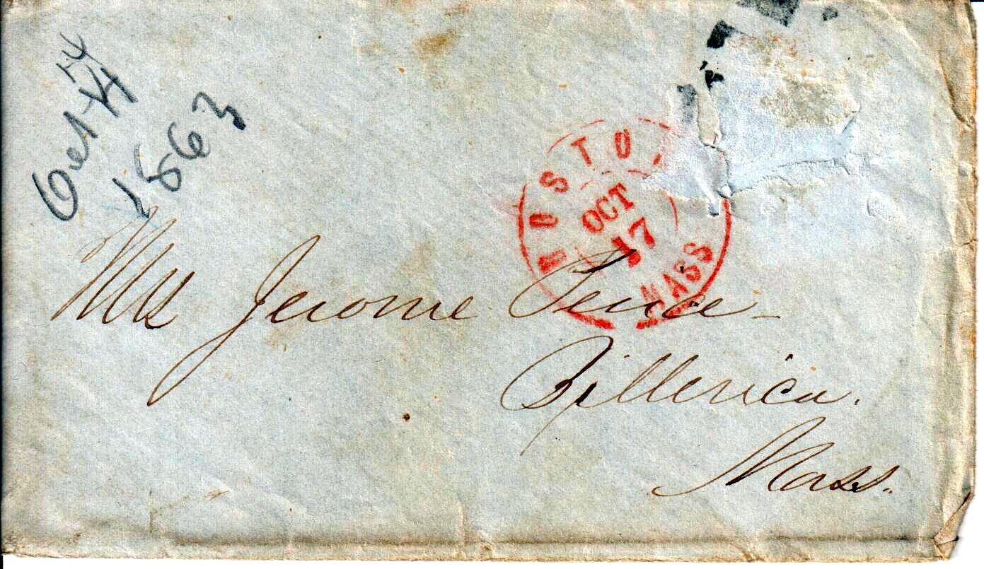 Jerome to Allie, October 14, 1863