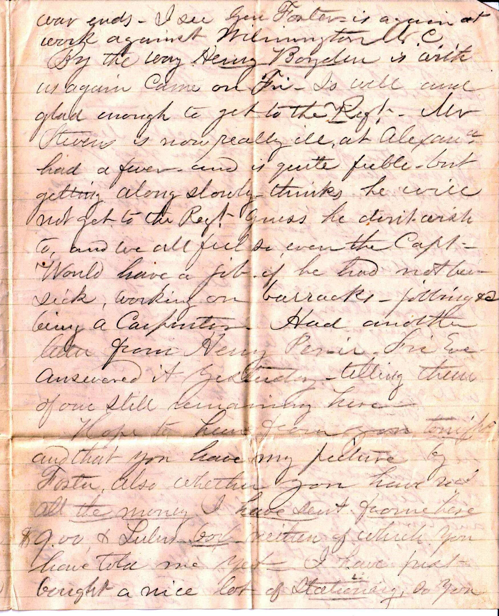 Jerome to Allie and Lulu, January 18, 1863