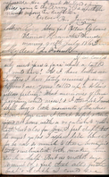 Jerome to "Brother" Franklin, July 9, 1863