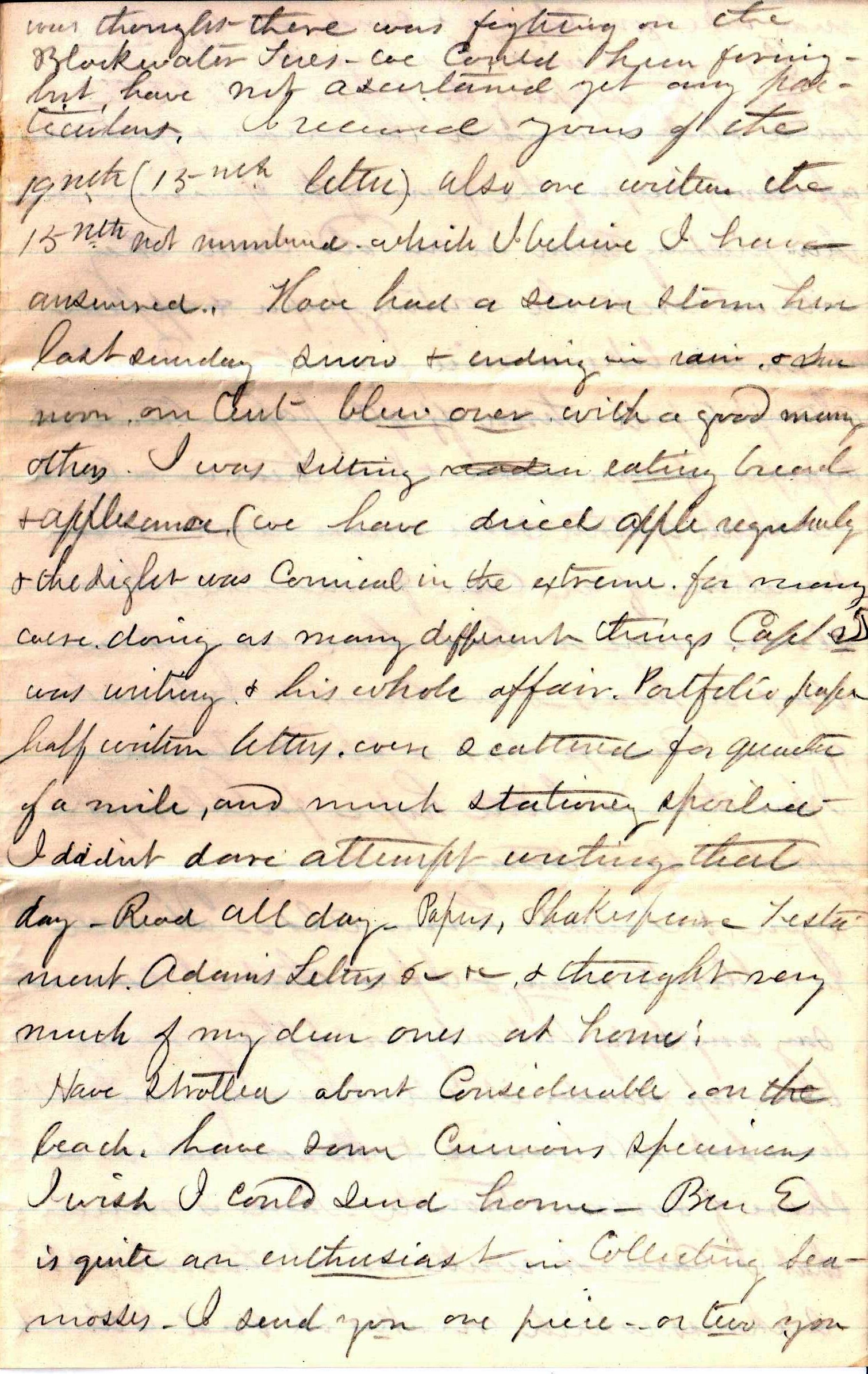 Jerome to Allie, February 26, 1863