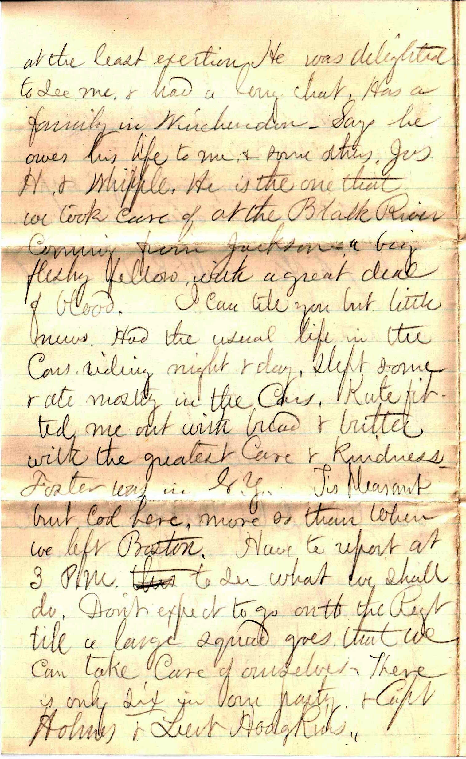 Jerome to Allie, October 22, 1863