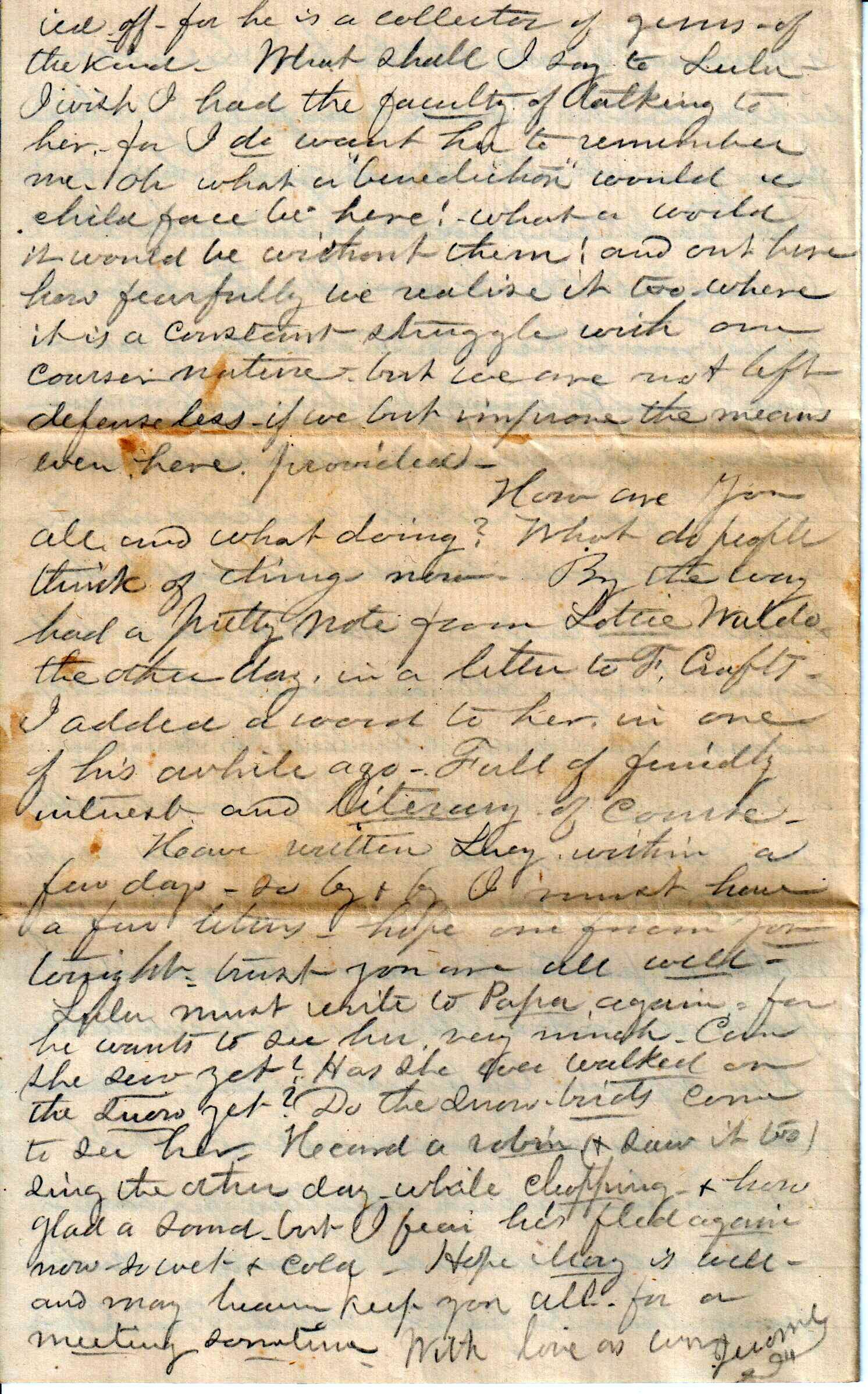 Jerome to Allie and Lulu, January 28, 1863