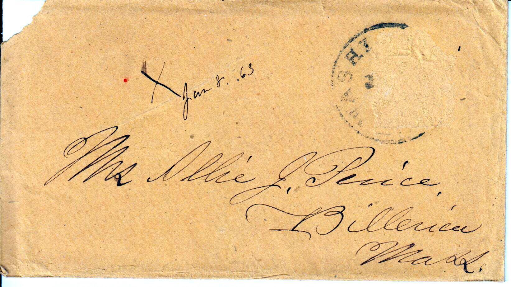 Jerome to Allie, January 8, 1863