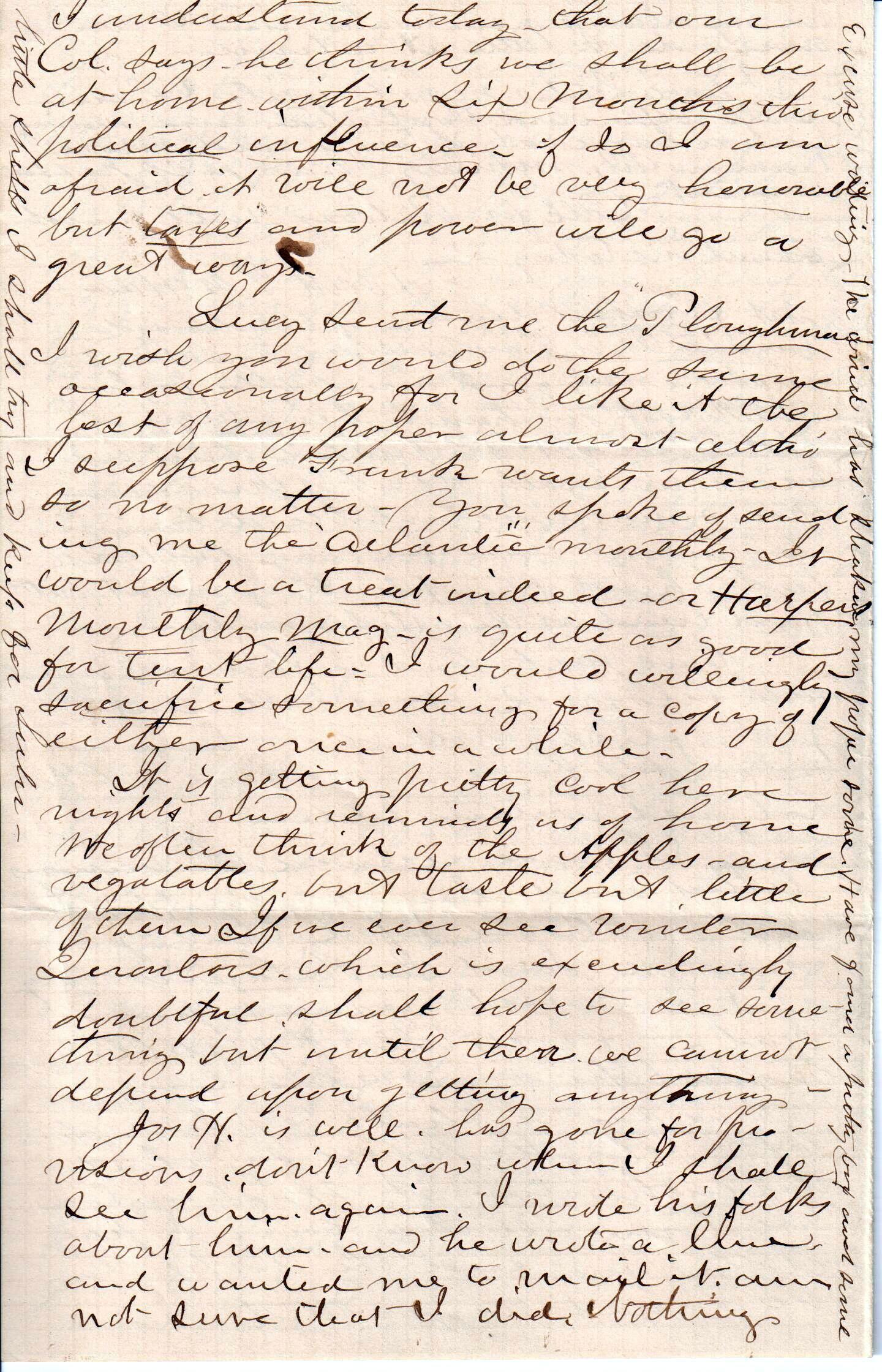 Jerome to Allie, November 11, 1862