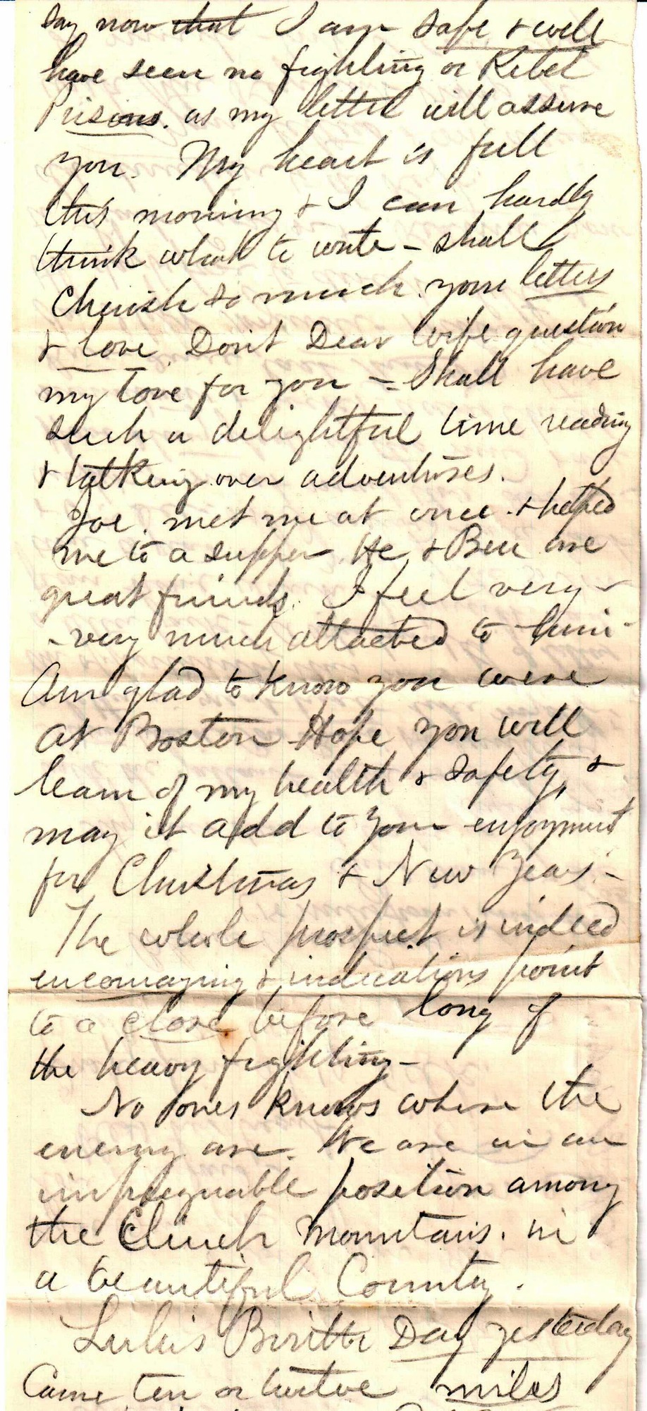 Jerome to Allie, December 27, 1863