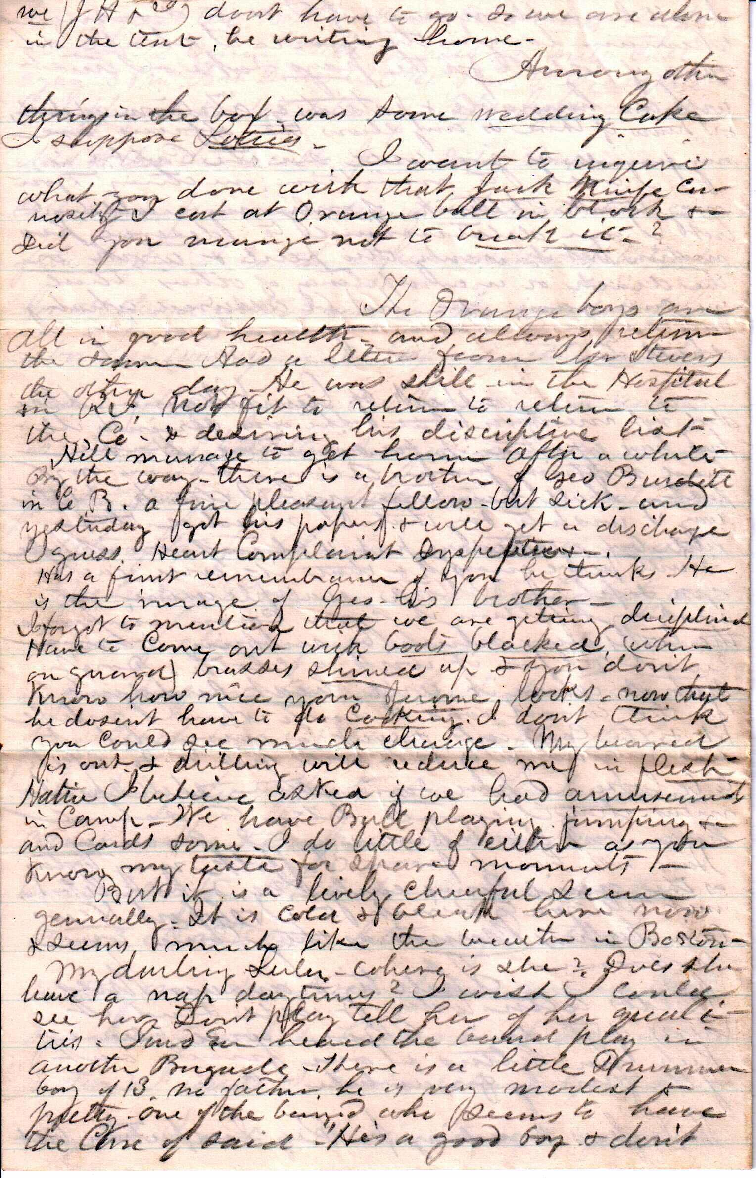 Jerome to Allie, March 4, 1863