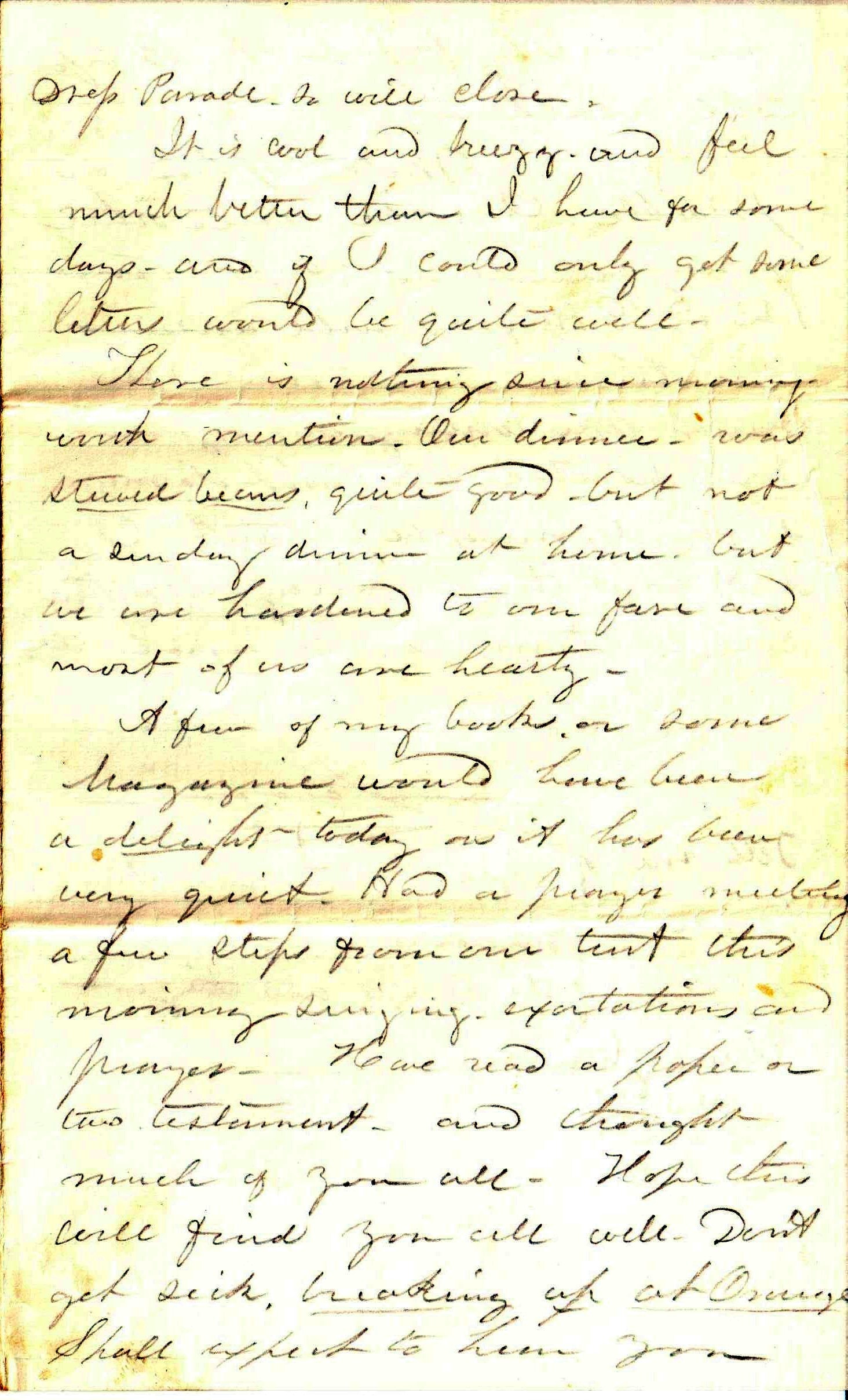 Jerome to Allie, October 5, 1862