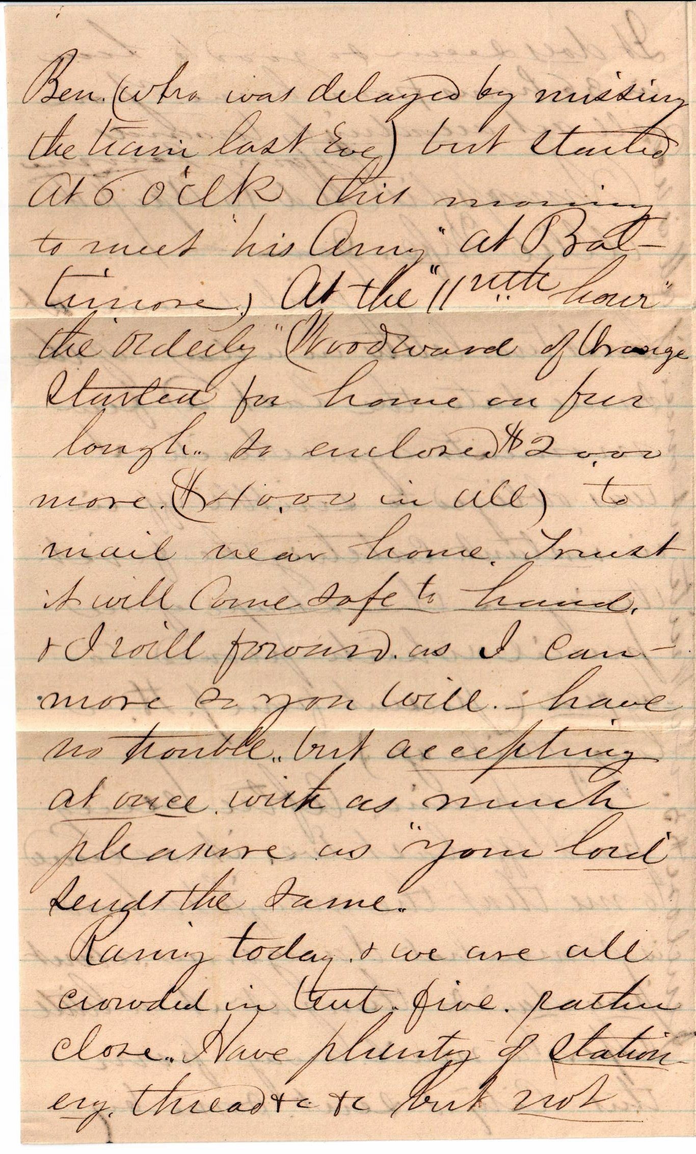 Jerome to Allie, April 16, 1864