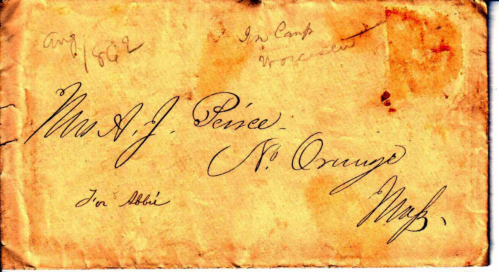 Jerome to Allie, August 17, 1862