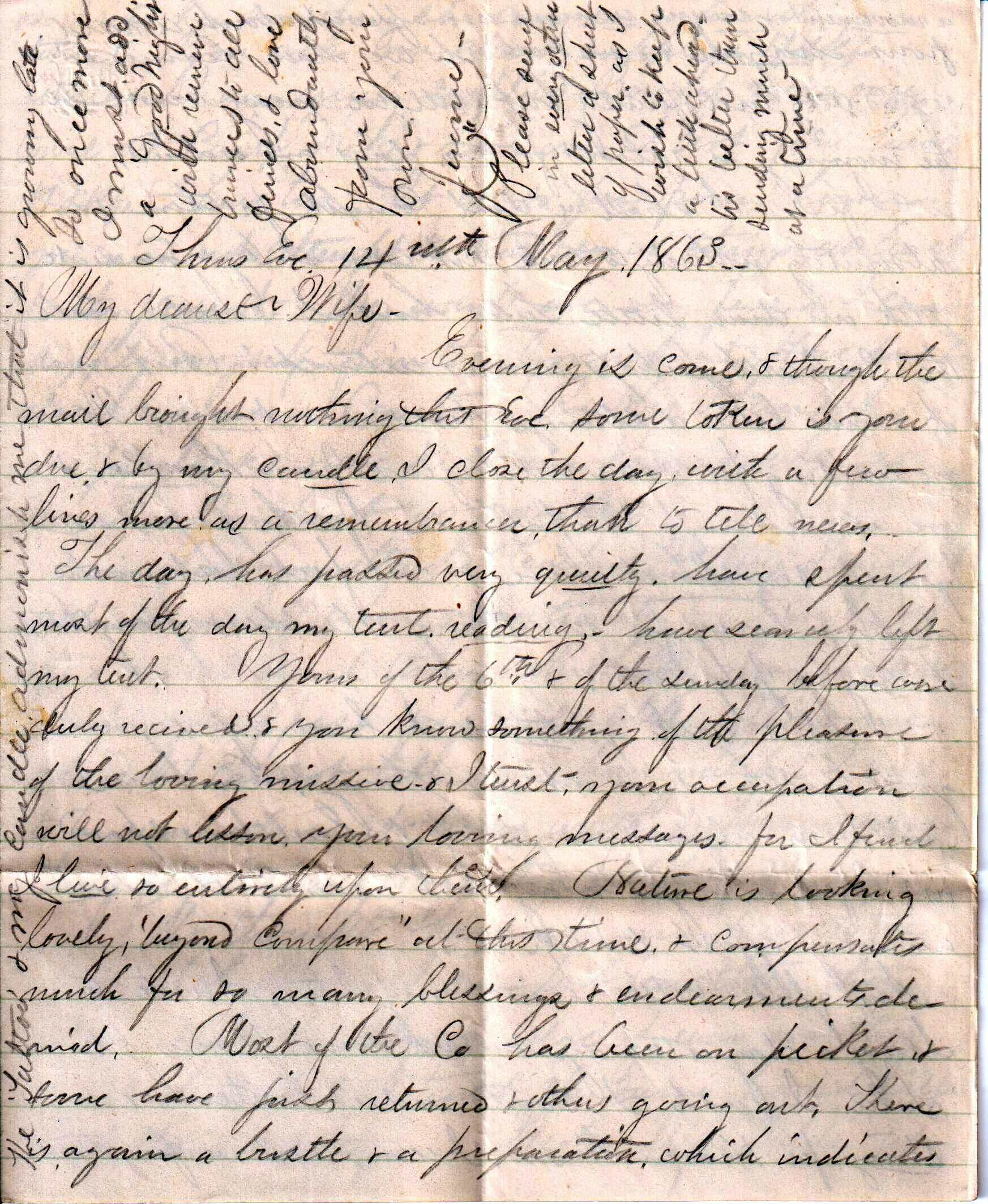 Jerome to Allie, May 14, 1863