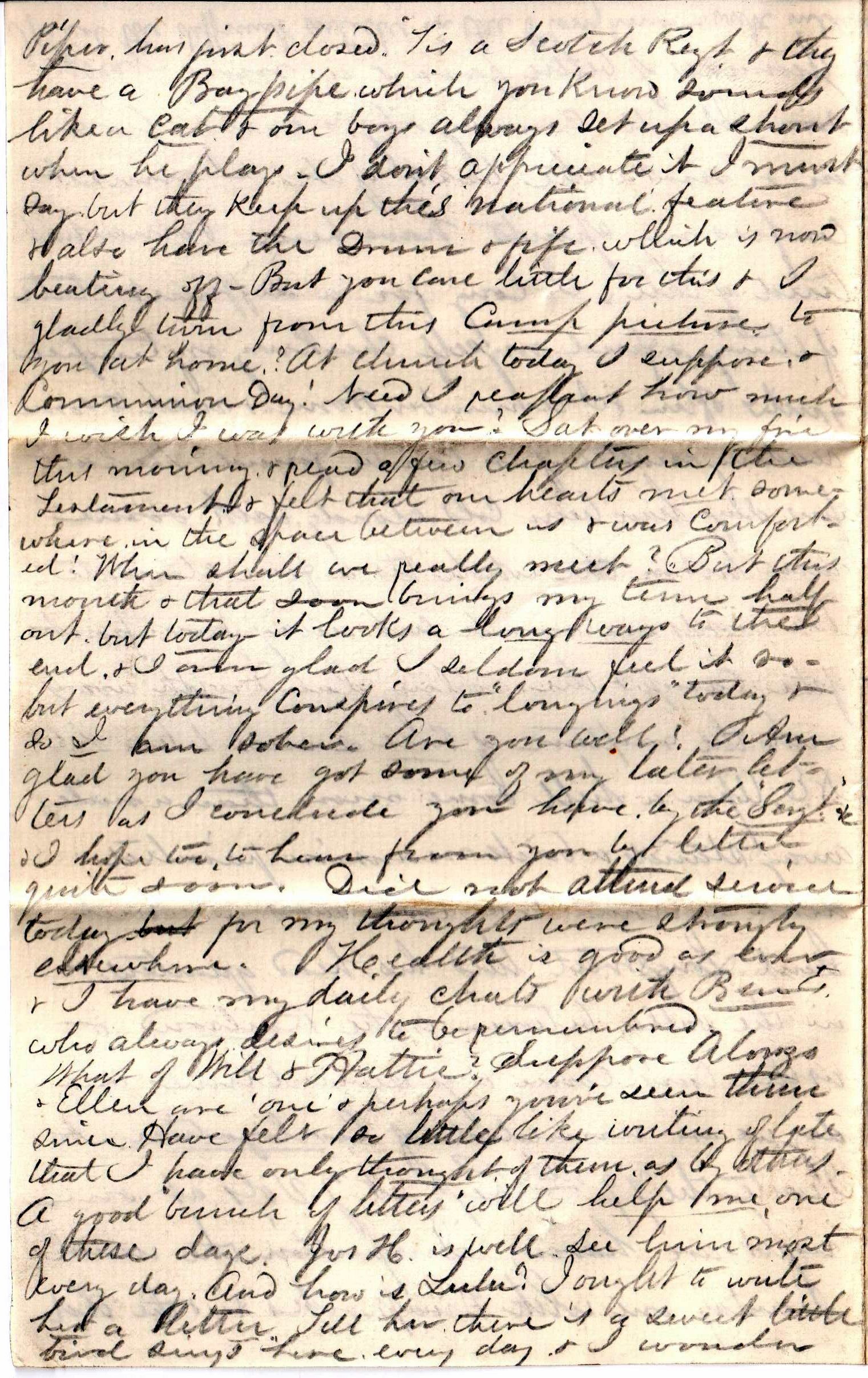 Jerome to Allie, February 7, 1864