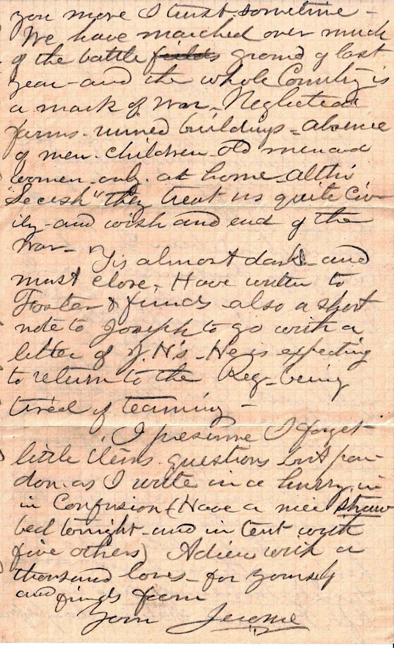 Jerome to Allie, November 18, 1862