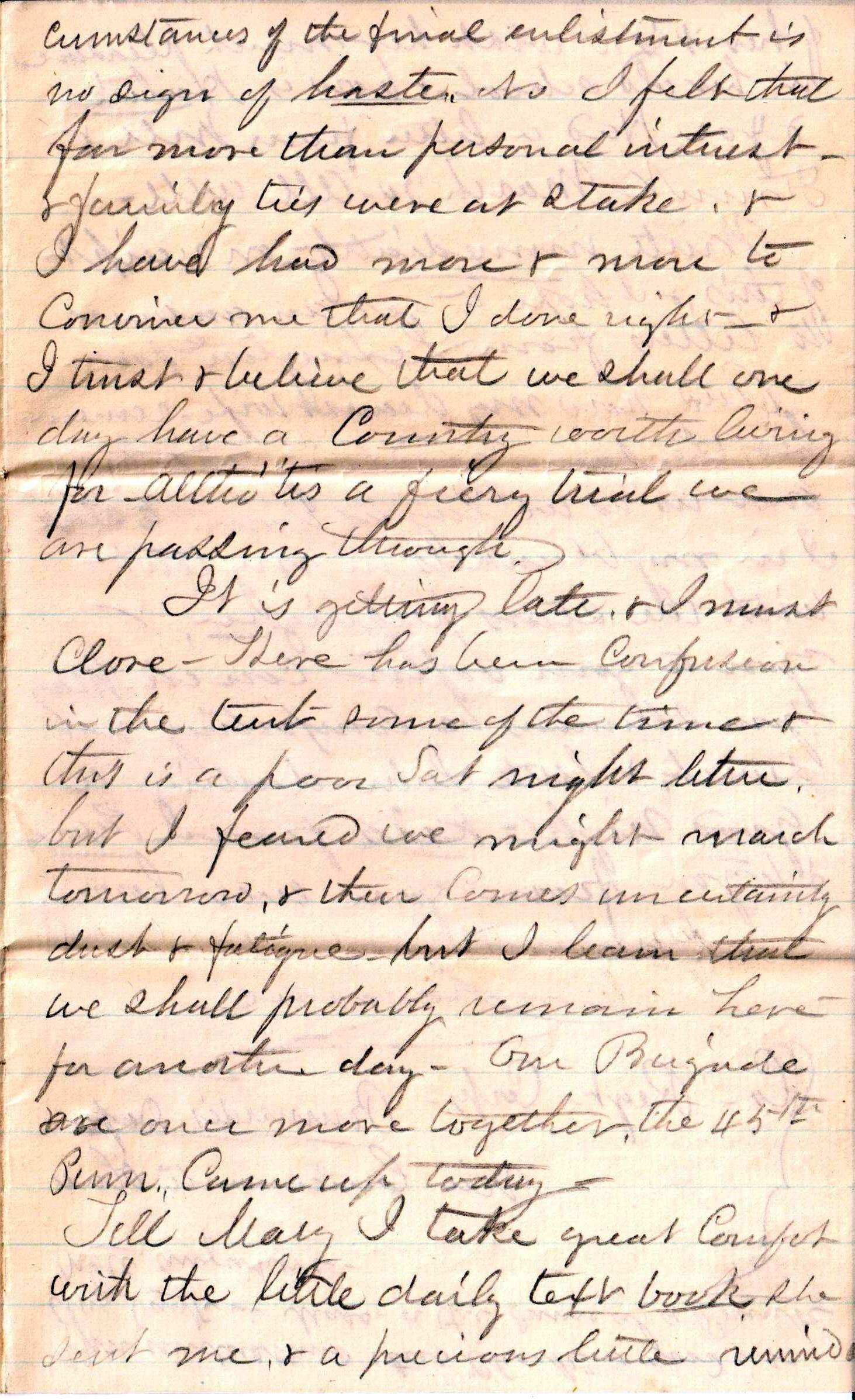 Jerome to Allie, April 11, 1863