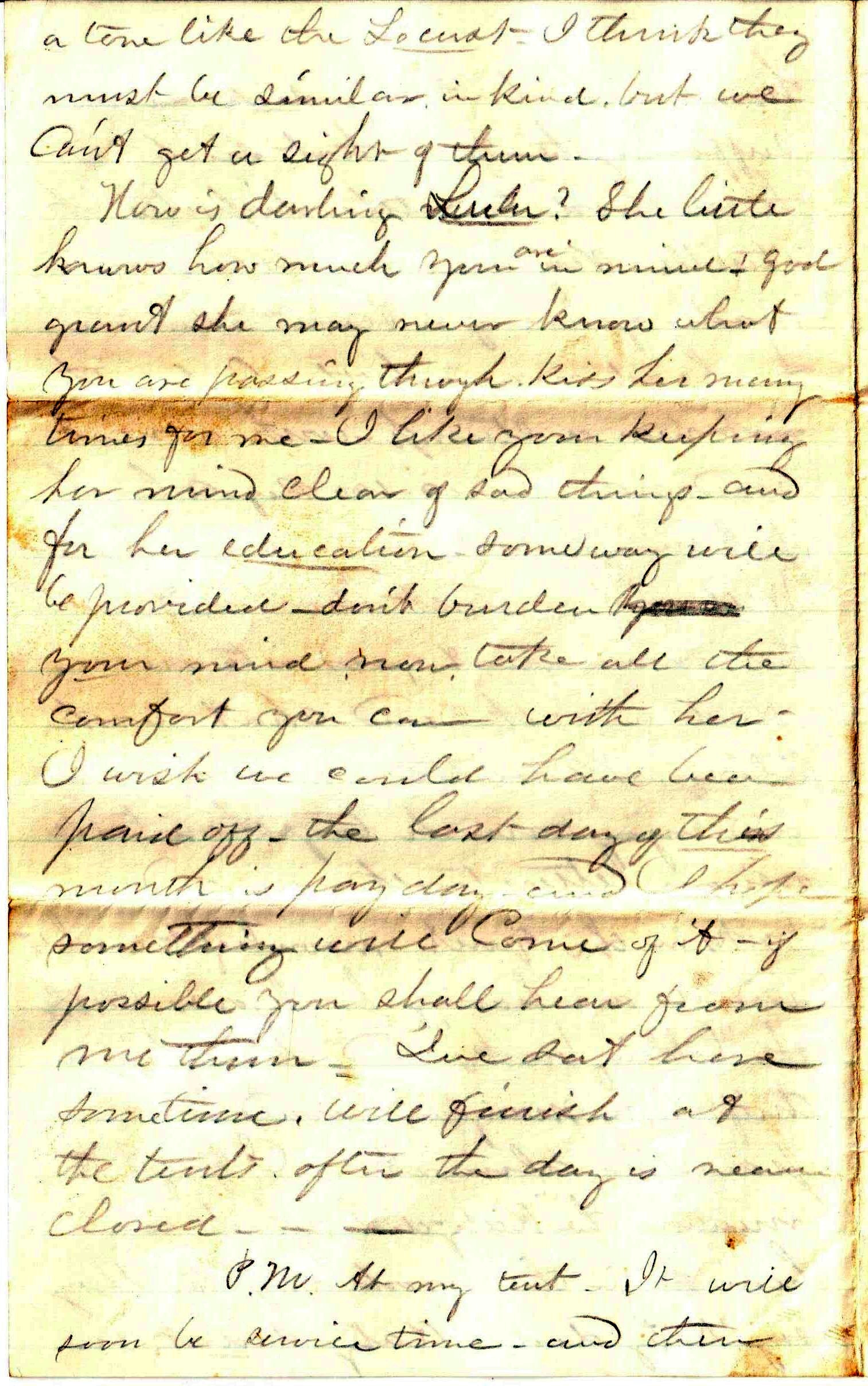 Jerome to Allie, October 5, 1862