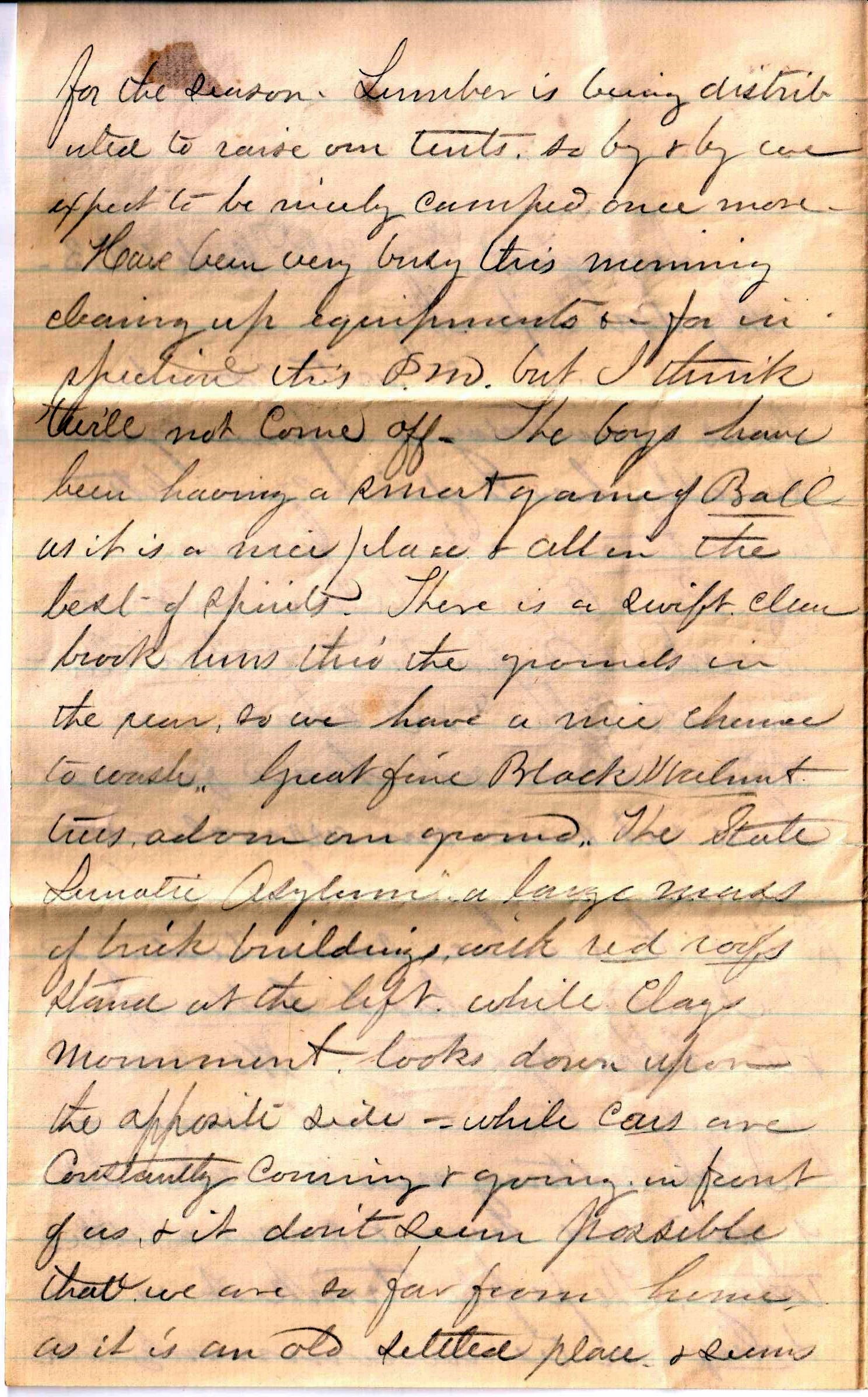 Jerome to Allie, March 31, 1863