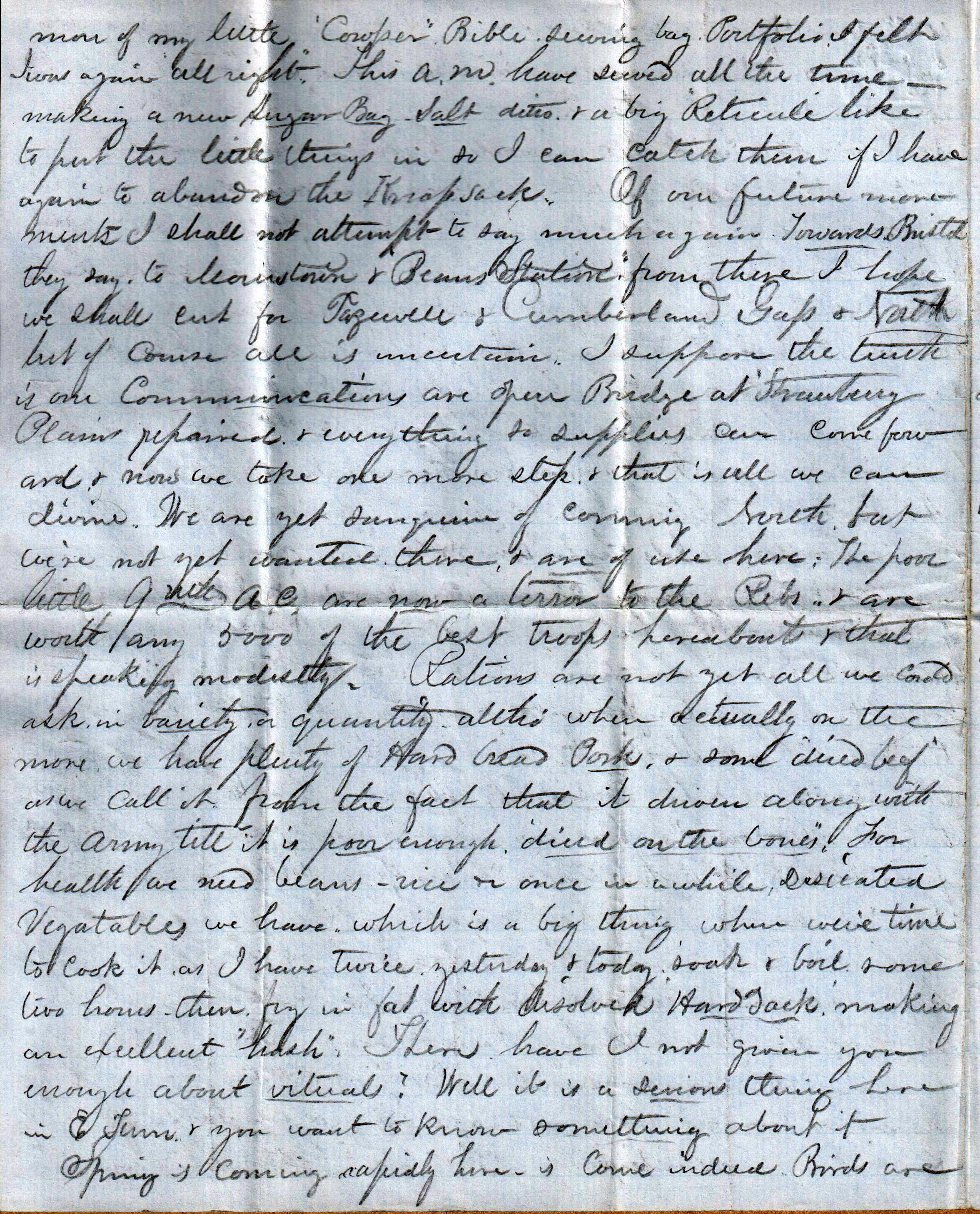 Jerome to Allie and Lulu, March 11, 1864