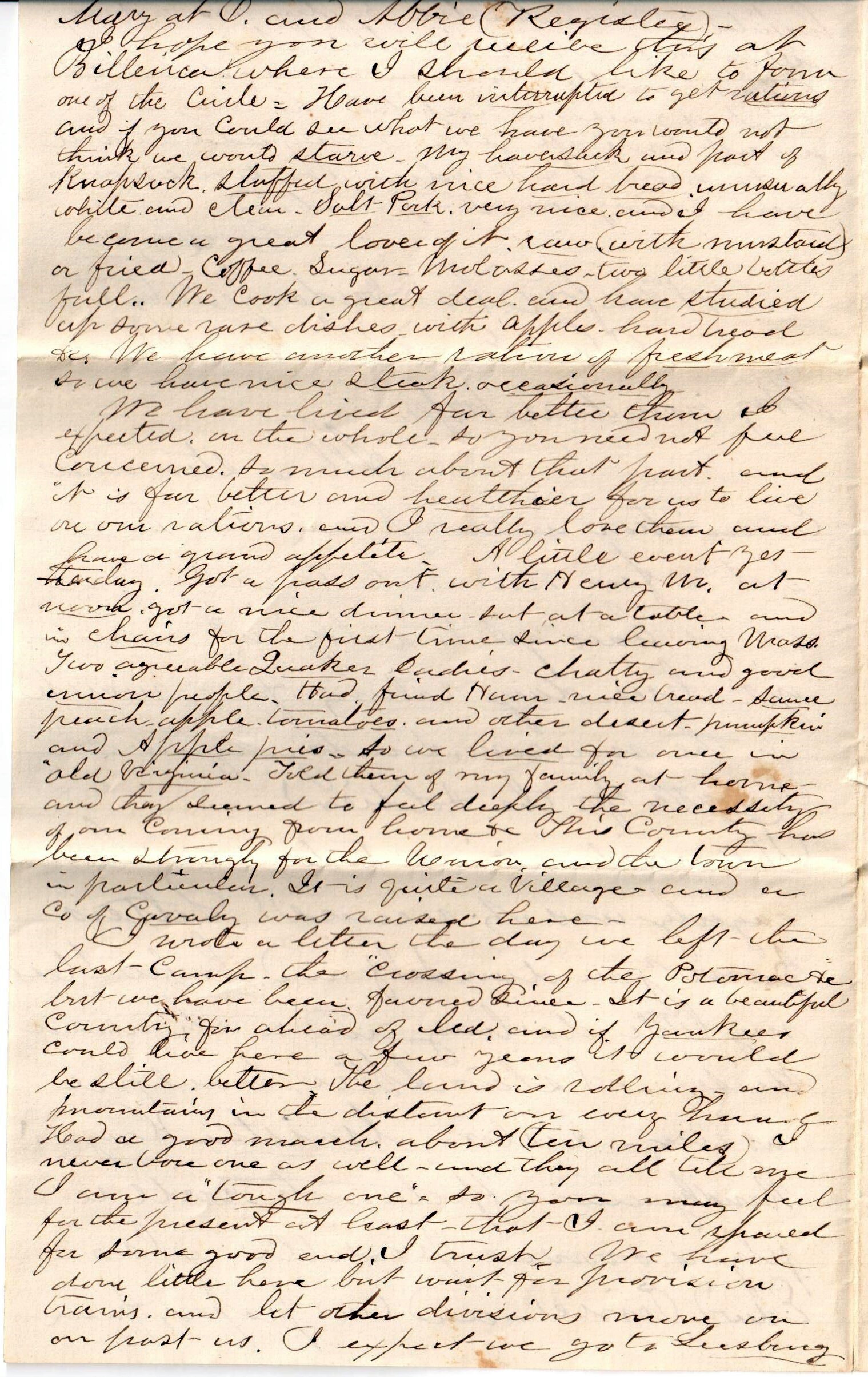 Jerome to Allie, November 1, 1862