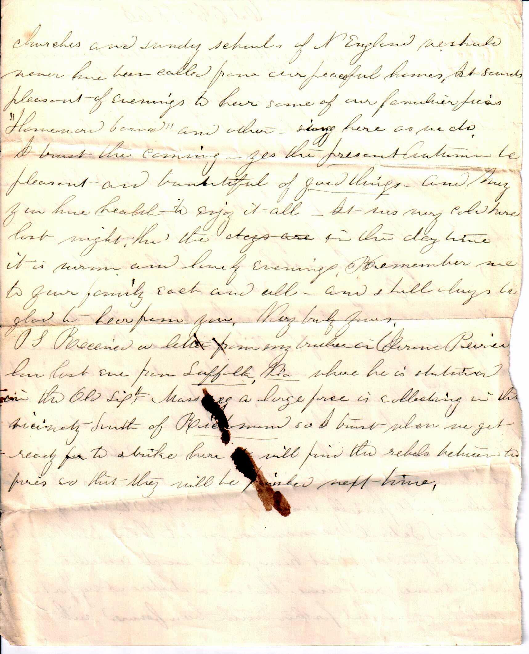 Jerome to "Friend" Mayo, October 6, 1862