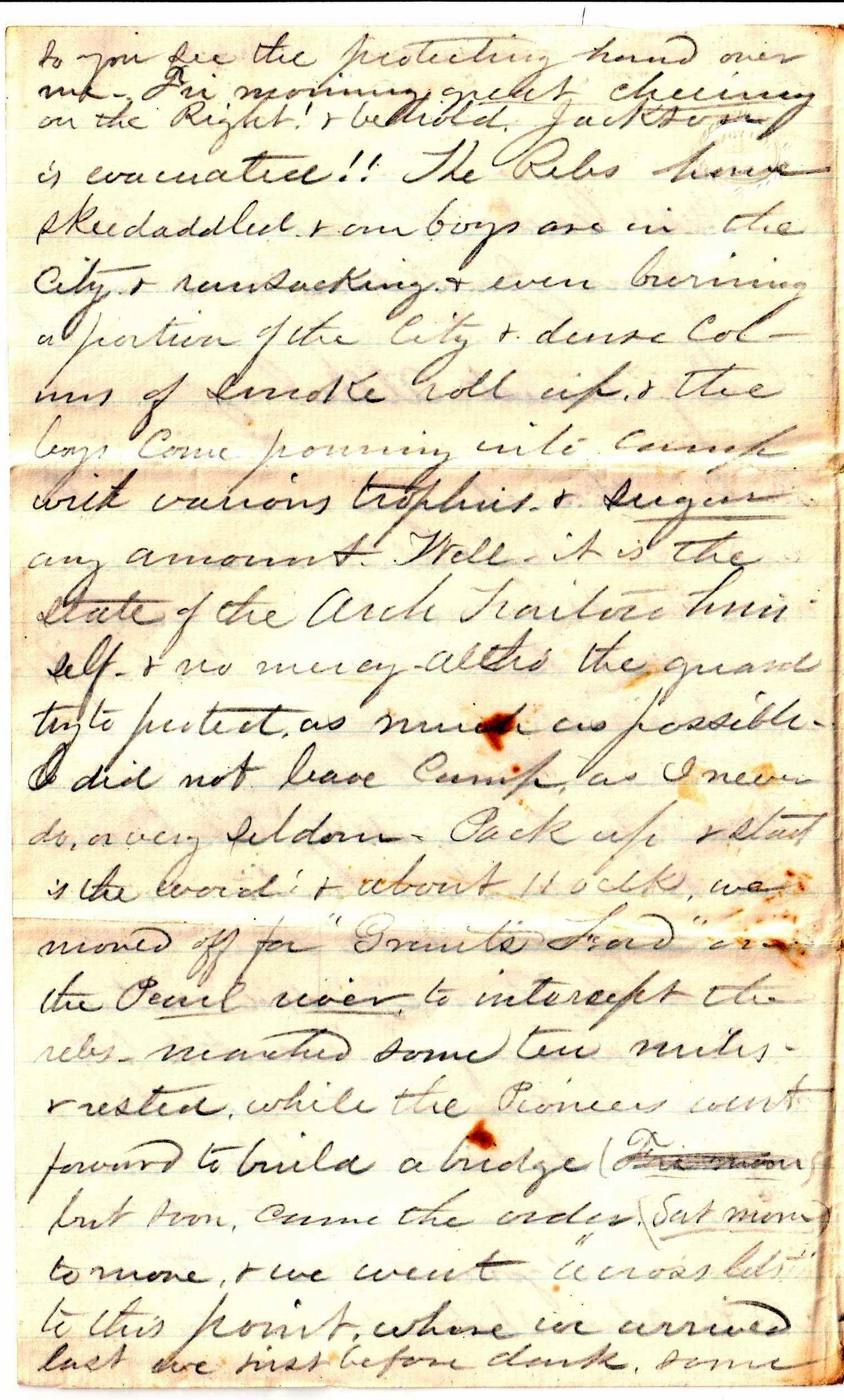Jerome to Allie, July 19, 1863