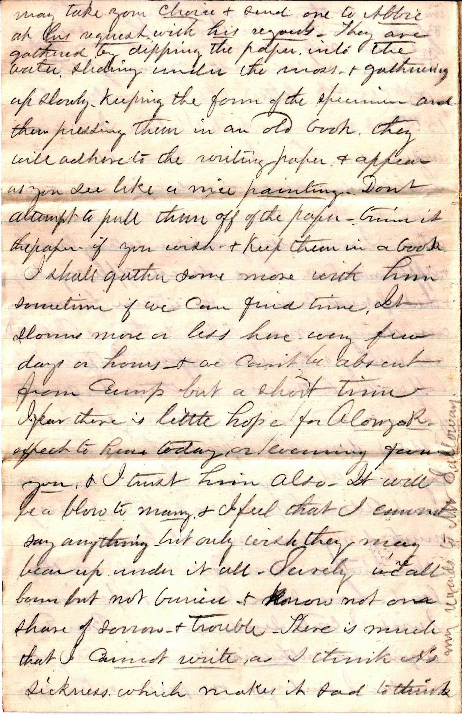 Jerome to Allie, February 26, 1863