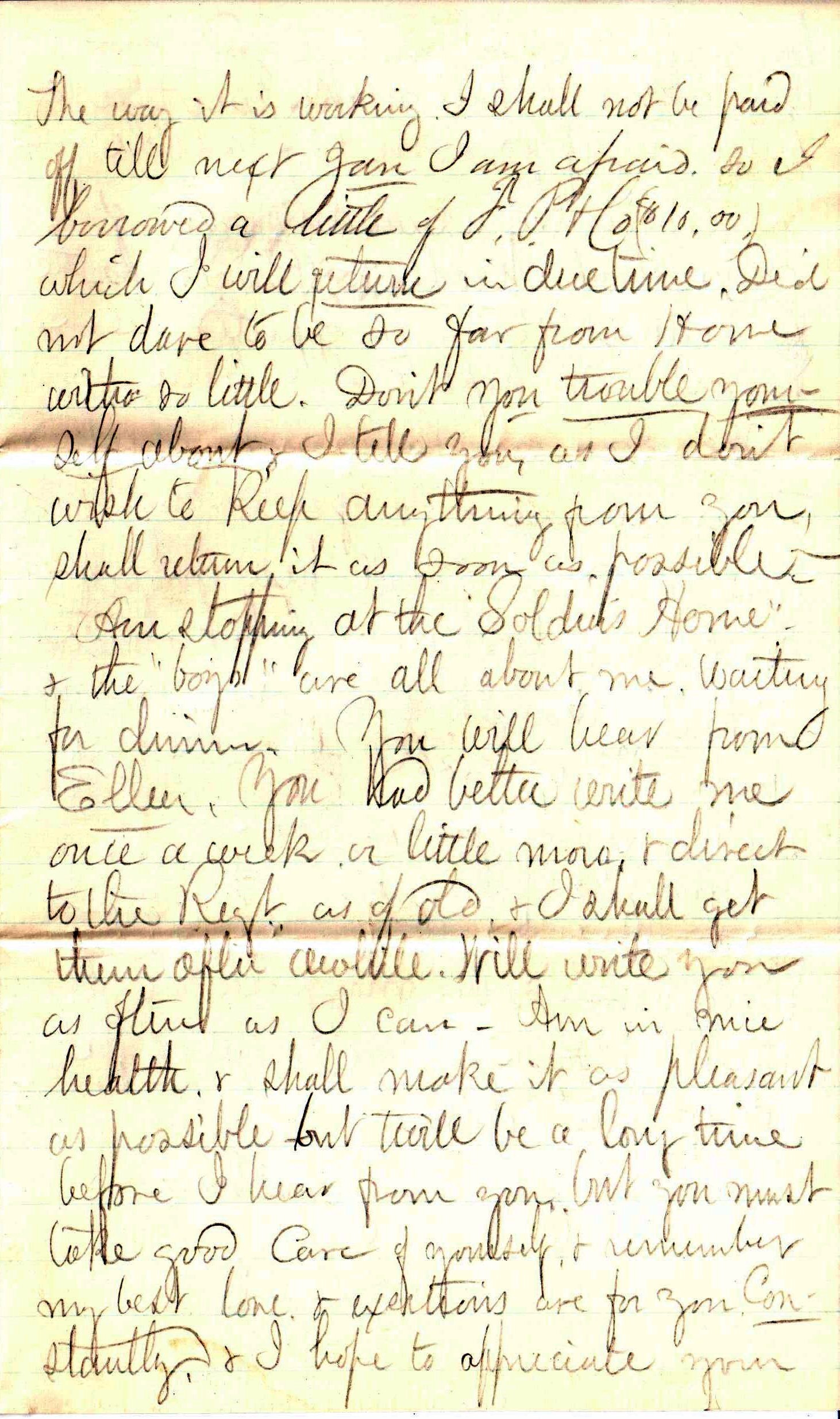 Jerome to Allie, October 22, 1863