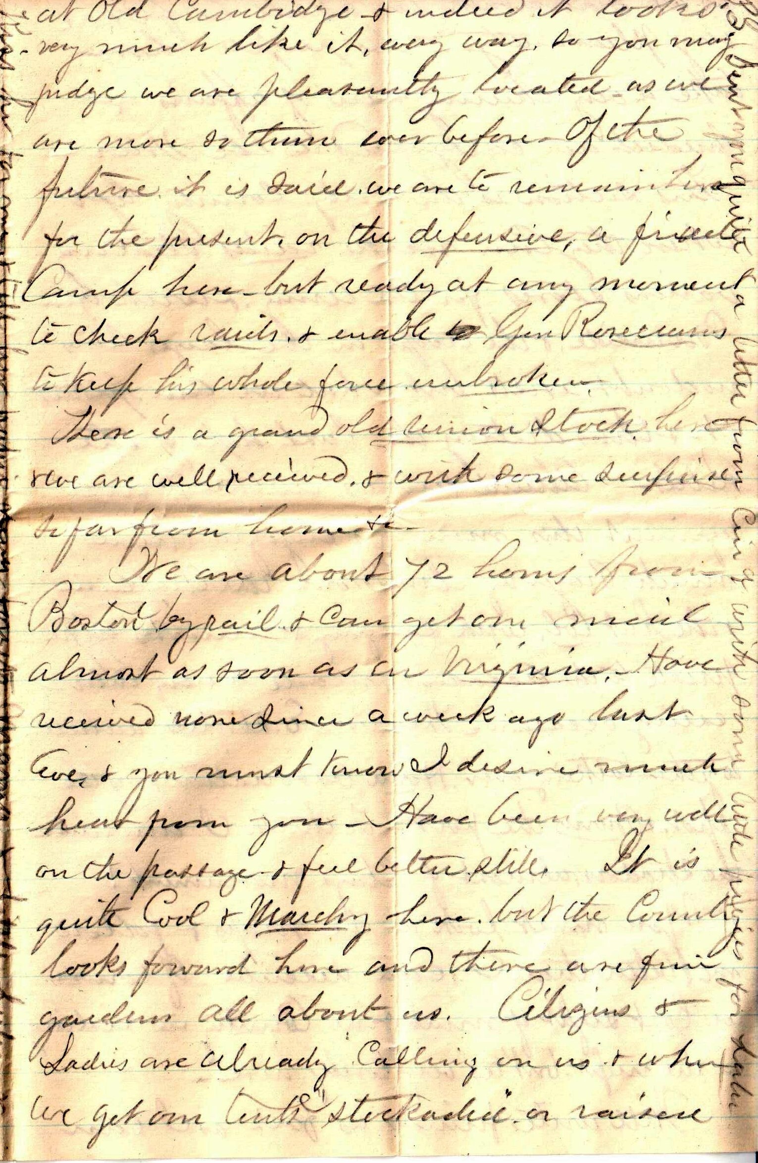 Jerome to Allie, March 29, 1863