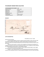 Jerome to family and friends, November 1, 1863