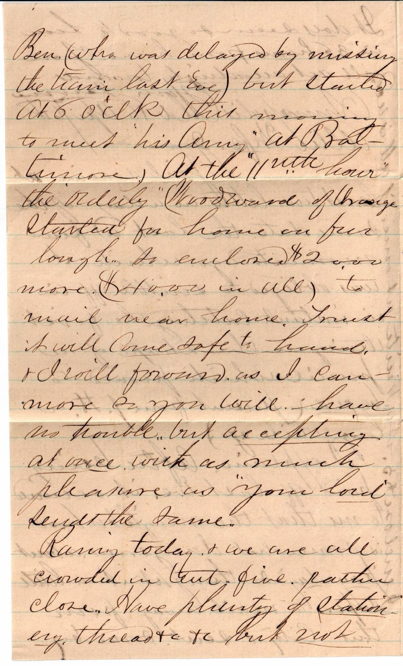 Jerome to Allie, April 16, 1864