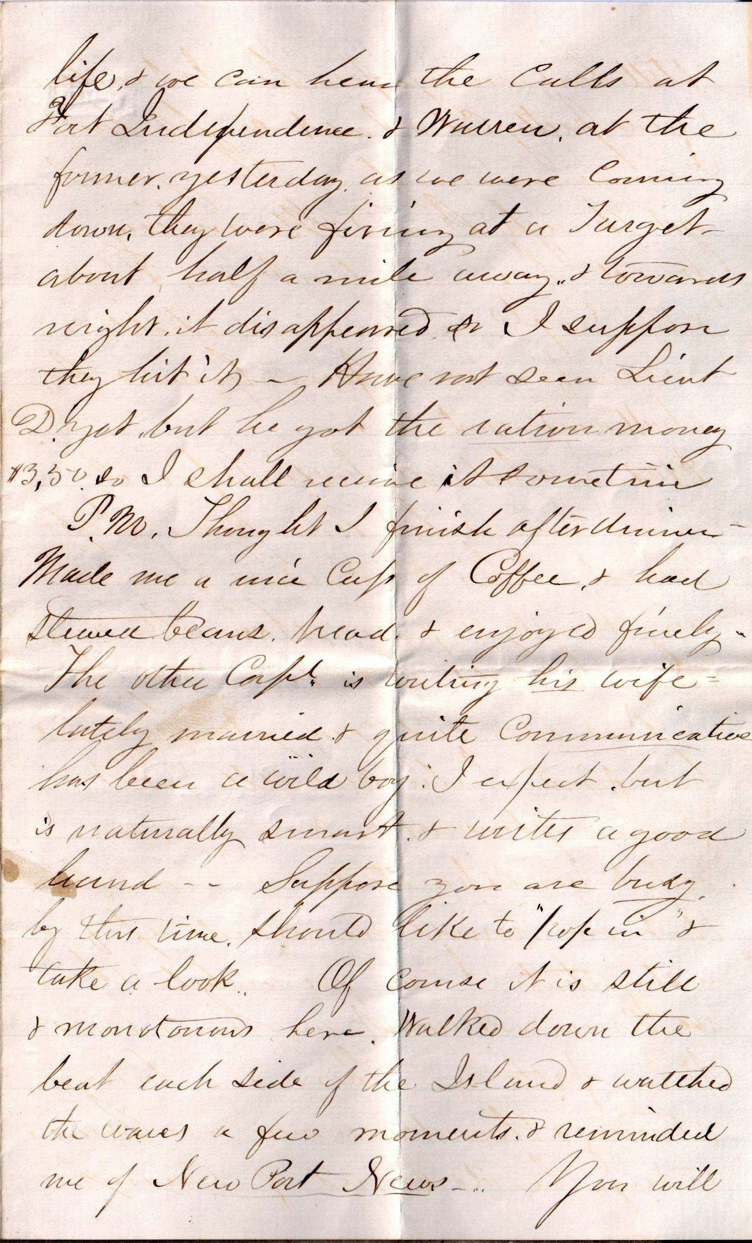 Jerome to Allie, October 14, 1863