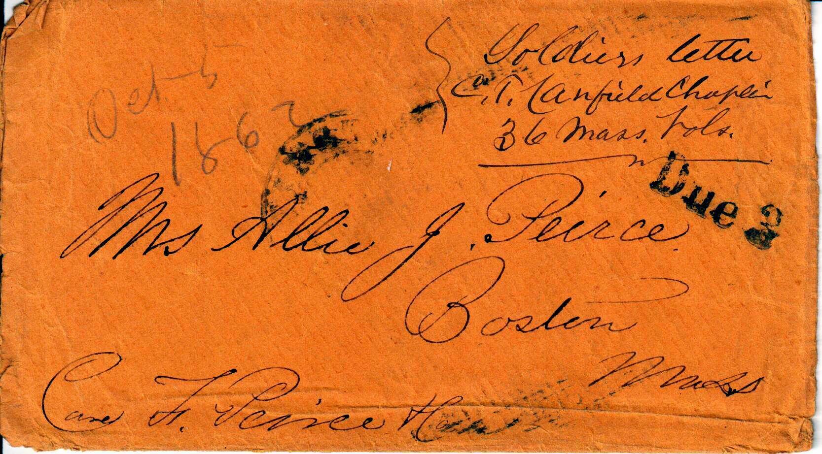 Jerome to Allie, October 5, 1862