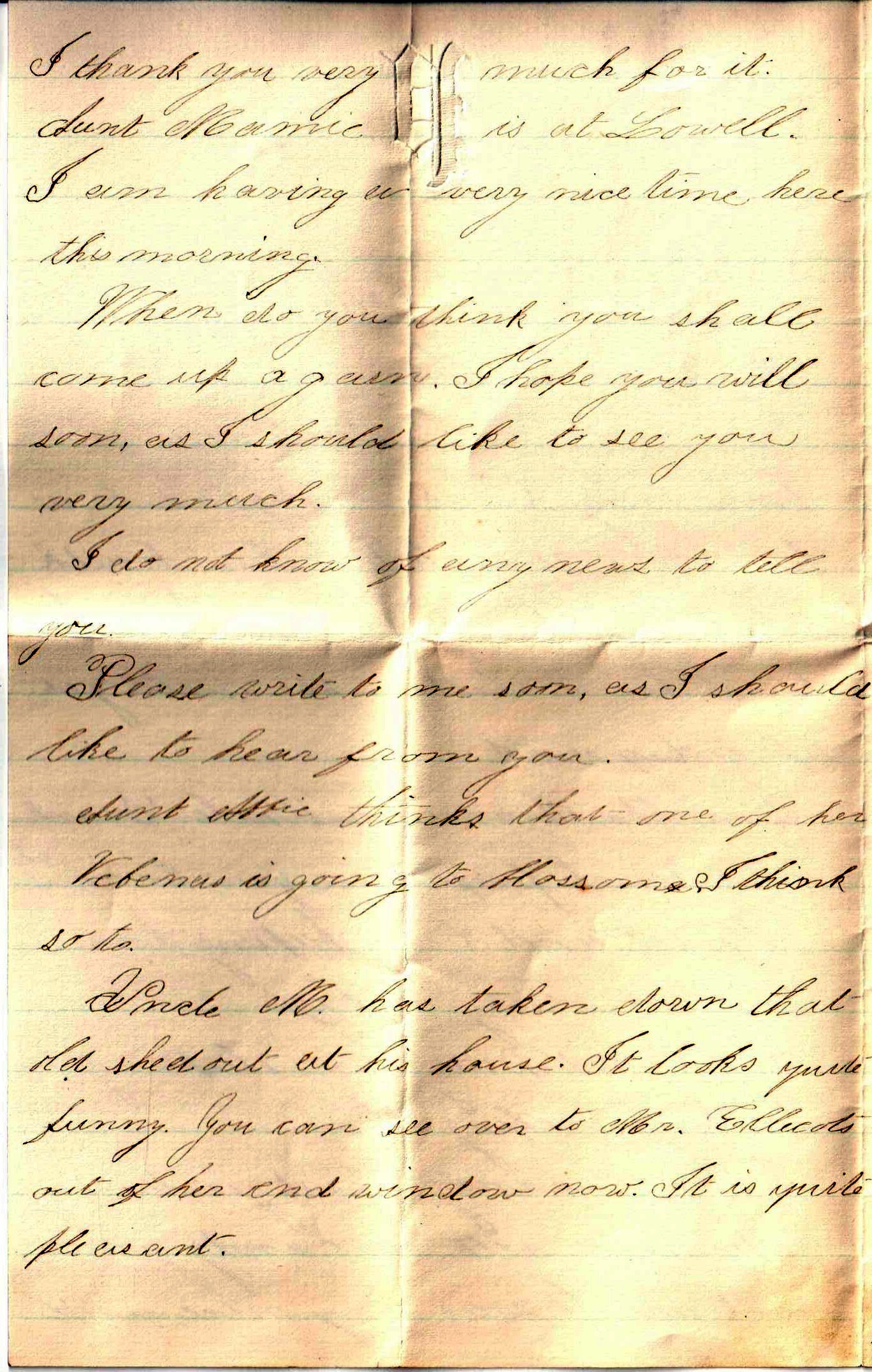 Lulu and Mother to “My dear mother”, November 28, 1869
