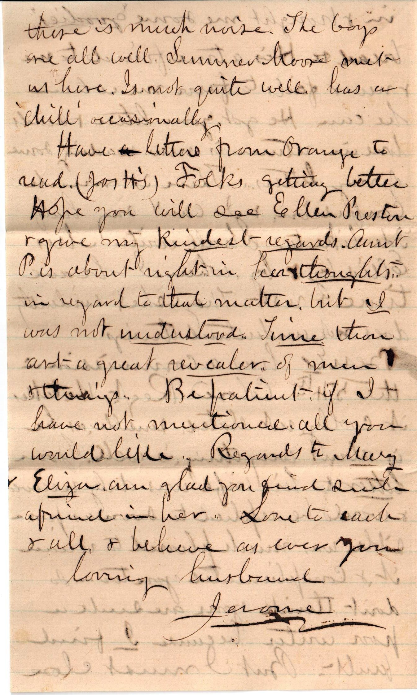 Jerome to Allie and Lulu, April 2, 1864