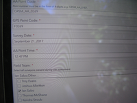 GRSM Accuracy Assessment. Plot Code: GRSM_AA_0269_1