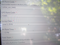GRSM Accuracy Assessment. Plot Code: GRSM_AA_0445