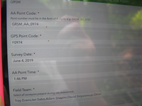 GRSM Accuracy Assessment. Plot Code: GRSM_AA_0974_1