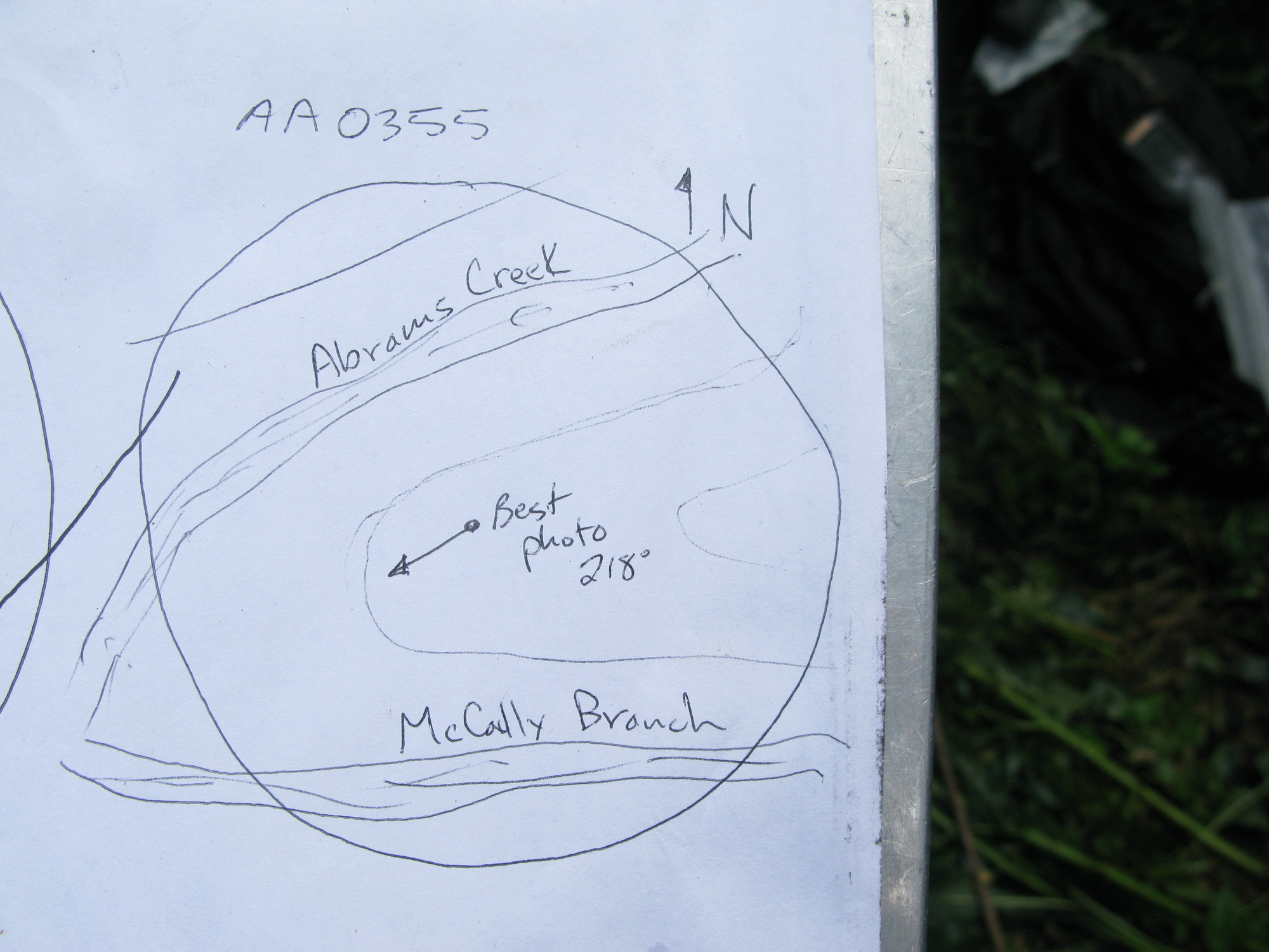 GRSM Accuracy Assessment. Plot Code: GRSM_AA_0355_7