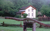 The Gregg-Cable house was built in 1879 from lumber sawed at the Cable Mill.