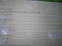 GRSM Accuracy Assessment. Plot Code: GRSM_AA_0038_1