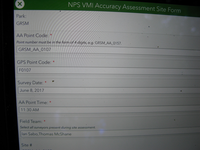 GRSM Accuracy Assessment. Plot Code: GRSM_AA_0107_1