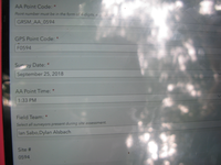 GRSM Accuracy Assessment. Plot Code: GRSM_AA_0594_1