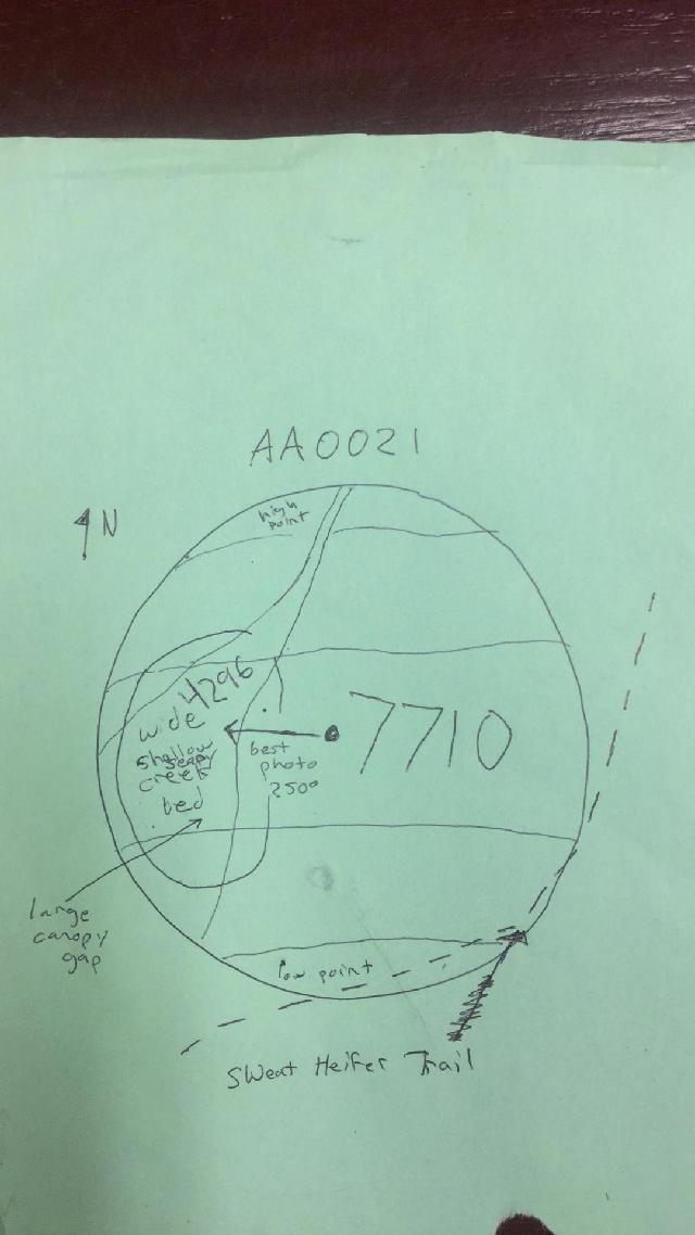 GRSM Accuracy Assessment. Plot Code: GRSM_AA_0021_map