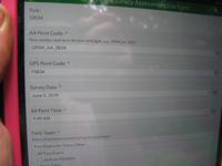 GRSM Accuracy Assessment. Plot Code: GRSM_AA_0834_1